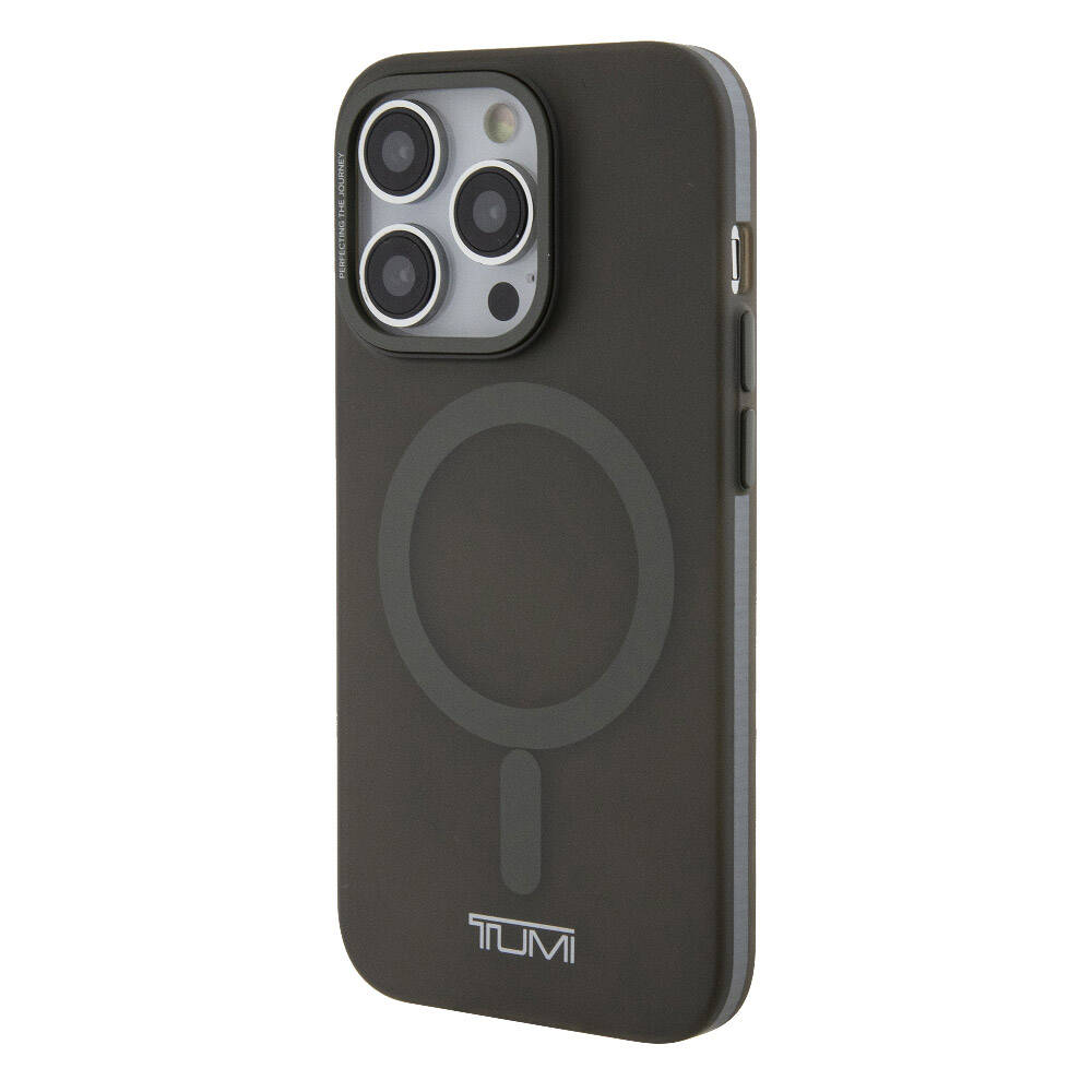 TUMI iPhone 15 Pro Orjinal Lisanslı M-safe Şarj Özellikli Buzlu Mat Telefon Kılıfı TUMI iPhone 15 Pro Orjinal Lisanslı M-safe Şarj Özellikli Buzlu Mat Telefon Kılıfı